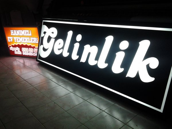 Işıklı Vinil Tabela